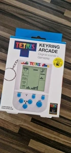 TETRIS Mini Arcade Game On Keyring Portable for Travel - New In Box - Picture 1 of 3