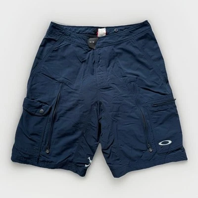 Pantalones Cortos MTB De Colección Y2K Oakley Software XL Carga Acolchada Calaveras Sueltos Patinador Foto 1 de 4