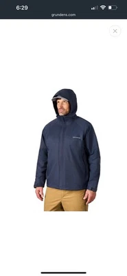 Chaqueta de pesca impermeable Grundens Trident S nutria azul marino oscuro nueva con etiquetas Foto 1 de 4