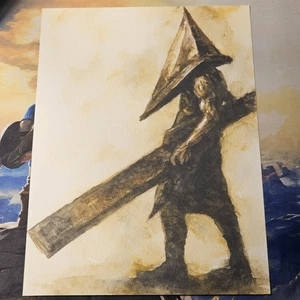 Silent Hill Inspired A4 Watercolor Drawing Poster - Quality Paper - Picture 1 of 5