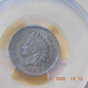 1904 Indian Head Cent PCGS MS63BN Choice BU - Picture 1 of 6
