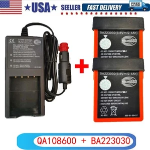 2 x 3,6V 2,1Ah BA223030 Akku + QA108600 Ladegerät für HBC Kran Fernbedienung - Bild 1 von 9