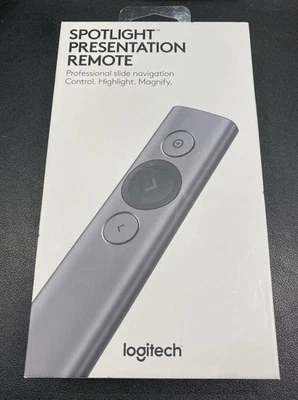 Logitech Spotlight 910-004654 Wireless Presentation Remote Control Dual Connect - Image 1 of 4