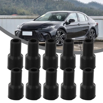 10pcs Ignition Coil Sparkplug Cap Connector Rubber Cover for Toyota 90919 11009 - Image 1 of 4
