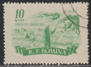 Romania 1955 SC# 1056 - Insect Pest Control - Used Lot # 55 - Picture 1 of 2