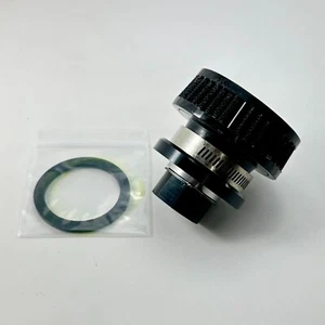 BMW Baffled Billet One-Way Valve Cover Crankcase Breather Kit Mercedes Infiniti - Picture 1 of 4