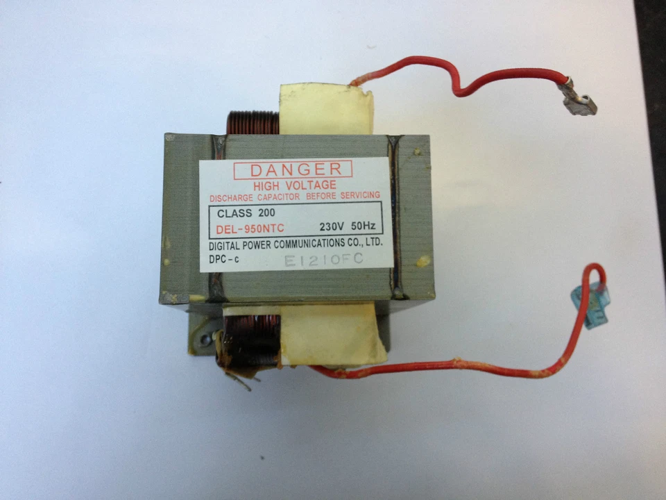 TRANSFORMER DEL-950TC TRASFORMATORE  PER FORNO A MICROONDE DELONGHI MW865 - Imagen 1 de 2