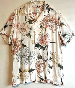 Cactus Man Ricky Singh Floral Hawaiian Tropical Shirt Mens XL MSRP $44 - Picture 1 of 8