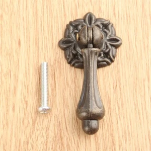 Decorative Retro Cupboard Door Pull Knob Drawer Cabinet Wardrobe Drop Handle 1X - Picture 1 of 12