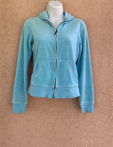 UNDERCOVER Felpa con cappuccio Terry peluche e lussureggiante blu chiaro Victoria's Secret PLS Leggi l'Inf