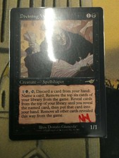 MTG 1x Divining Witch NM Magic the Gathering Nemesis Legacy EDH Commander x1