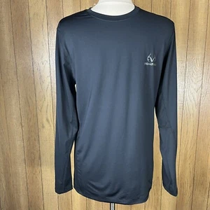 Realtree (Size M 38/40) Men's Black Long Sleeve “Scent Control” Shirt Stretch - Picture 1 of 10