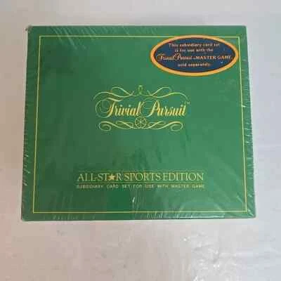 Trivial Pursuit ALL STAR SPORTS Edition Subsidiary Card Set FACTORY SEALED - Image 1 of 4