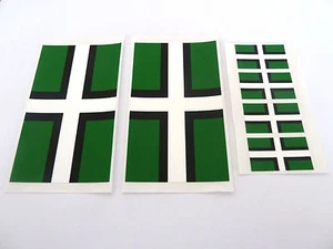 6 Devon Flagge Fenster Aufkleber, Etiketten, 'Innenfix Außenansicht' - Bild 1 von 1