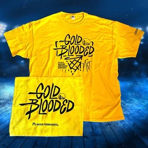 Maglietta Golden State Warriors Playoffs Gold Blooded XL + Asciugamano Rally SGA 5/4/23 - Foto 1 di 3
