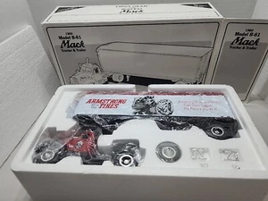 1. Gang 1960 Mack Modell B-61 Traktor und Anhänger Armstrong Reifen 1/34 1994 - Bild 1 von 12