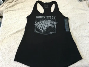 HBO Women's Game of Thrones House Of Stark Shield Graphic Tank Top Junior's L - Picture 1 of 5