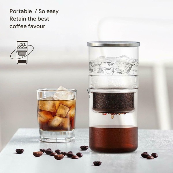 Coffee Maker High-Temperature Resistant Glass Coffee Drip Brewing Pot Household Photo Related