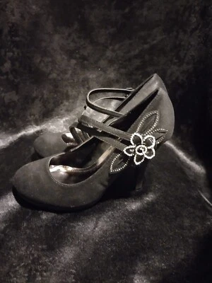 Zapatos de tacón negro para mujer 10 Foto 1 de 4