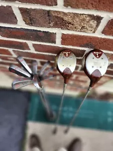 Kenneth Smith 10 club Golf Set 1,3 Woods 2-9 irons Stiff steel shafts NICE - Picture 1 of 11