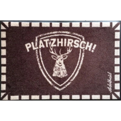 Waschbare Fußmatte ADELHEID Platzhirsch 50x75 cm Wash+Dry Fußabstreifer - Bild 1 von 4