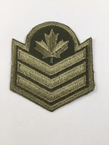 Patch militaire canadien authentique sergent de combat armée insigne canadien Canada - Photo 1/1