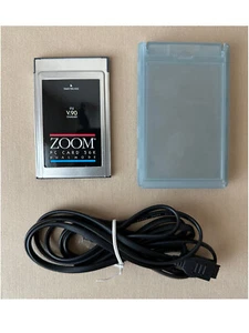 Carte PC Zoom 56K modem FAX PCMCIA 2975L avec câble - Photo 1/2