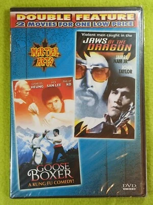 Kung Fu Double Feature: Goose Boxer / Jaws of the Dragon (DVD, 2007) SEALED NEW  - Image 1 of 4