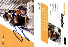 Andrew Lambo Signed 2008 Just Autographs #40 Card Los Angeles Dodgers Auto