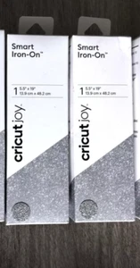 Menge 2 SILBER SPARKLE Cricut Joy SMART AUFBÜGELN 24 Zoll - andere Farben verfügbar - Bild 1 von 1