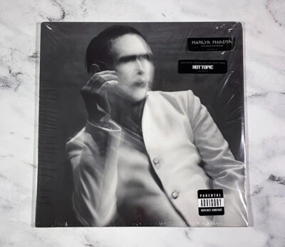 Marilyn Manson The Pale Emperor Vinyl LP Gray Grey Marbled Hot Topic TooL - Image 1 of 4