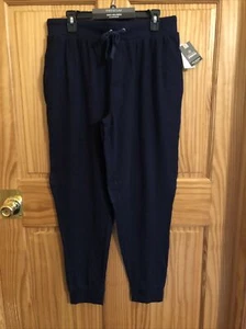 Van Heusen Men's Medium Pajama Pants Lounge Blue Ret$38 (Apt 3054) - Picture 1 of 6