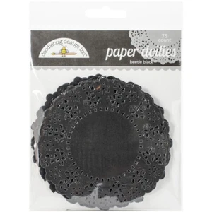 Doodlebug DD-4462 Doilies 4.5" 75/Pkg-Beetle Black (3Pk) - Picture 1 of 1