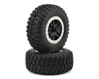 Traxxas BFGoodrich KM2 Reifen Auf Split Spoke Felgen schwarz 12mm TRX5883 Slash  - Bild 1 von 2