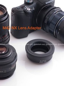 Bokkeh M42 to Samsung NX mount Lens Adapter Black with pin block Metal
