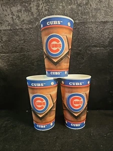 Chicago Cubs 3D Hologram Spirit Cups, 3 Cups - Picture 1 of 6