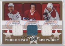 2008-09 Trilogy Three Star Spotlight Jerseys Steve Shutt Saku Koivu Alex Kovalev