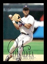 LUIS ALICEA SIGNED 1996 FLEER ULTRA #13 ON-CARD AUTO - BOSTON RED SOX