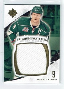 10-11 UD Upper Deck Ultimate Premium Swatches  Mikko Koivu  /35  Jersey