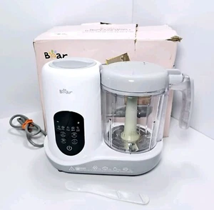 BEAR Fabricante de Alimentos para Bebés Un Paso Procesador de Alimentos para Bebés Vapor Puré SJJ-R03B5-BLANCO - Imagen 1 de 16