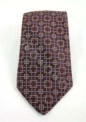 Corbata para hombre Paul Dione geométrica 100 % seda 59 1/2'x4' Foto 1 de 4