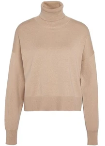 BARBOUR SHELBY COTTON/CASHMERE ROLLNECK SWEATER WOMEN PULLOVER LKN1600BE52 - Picture 1 of 5