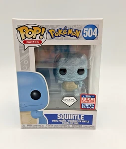 Funko Pop Pokémon - Squirtle 504 (Diamond Glitter) 2021 Summer Convention - Picture 1 of 6
