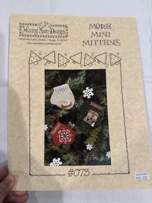 Waxing Moon Designs MORE MINI MITTENS Cross Stitch Pattern - Image 1 of 4