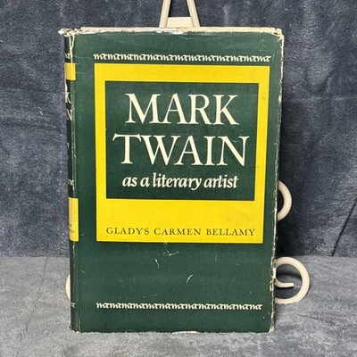 Mark Twain as a Literary Artist Gladys Carmen Bellamy 1969 1st Edition HC Book Foto 1 de 4