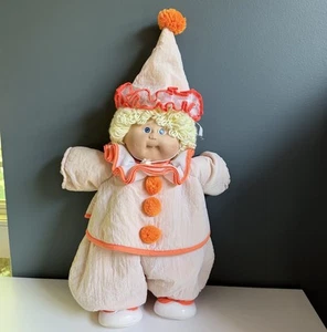 Rare Vintage Cabbage Patch Kids Circus Clown Girl Doll Blonde Hair Blue Eyes T38 - Bild 1 von 16