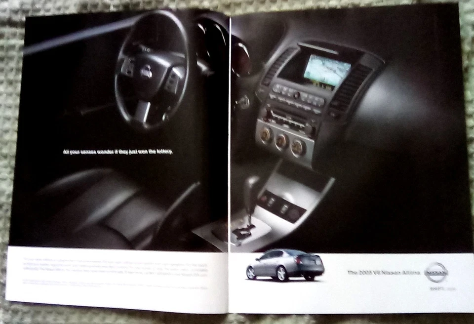 Nissan Altima 2004 anuncio impreso Foto 1 de 1