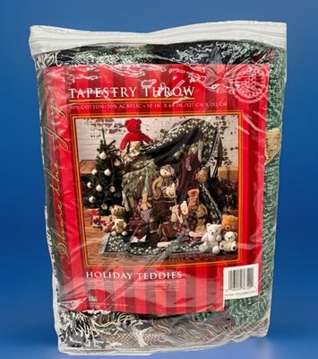 De colección Nuevo de Lote Antiguo Corona Artesanía Peluches Manta Navidad Tapiz Osos de Peluche 🧸 Foto 1 de 4