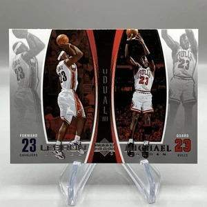 2095-06 Lebron James Michael Jordan Upper Deck Box Topper #LJMJ7 - Picture 1 of 3