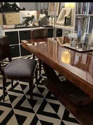 FRENCH ART DECO DINING TABLE RALPH LAUREN /DESKEY/ RUHLMANN/ ROHDE STYLE 1930s - Image 1 of 4